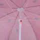 Adjustable Garden and Beach Umbrella with Tilt Function 150cm, Watermelon
