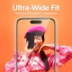 PanzerGlass Ultra-Wide Fit Tempered Glass for iPhone 15 Pro with Positioner