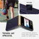 Spigen Nano Pop MagSafe Case for Samsung Galaxy Z Flip 7, Navy Blue/Yellow