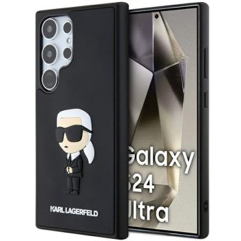 Samsung Galaxy S24 Ultra (SM-S928) Karl Lagerfeld 3D Rubber Ikonik Cover Case, Black