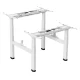 Ergo Office ER-404W Double Electrically Adjustable Desk Frame, White
