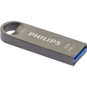 Philips Moon 32 GB USB 3.1 Flash Drive, Space Grey