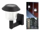 Garden Outdoor Night Wall LED Lamp with Solar Battery