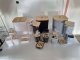 6-Piece Bathroom Accessories Set with Bamboo, Includes Toilet Brush and Soap Dispenser