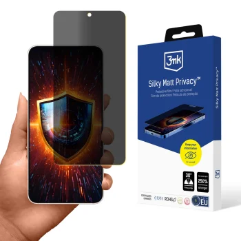 3mk Silky Matt Privacy Screen Protector for Samsung Galaxy S25 Edge