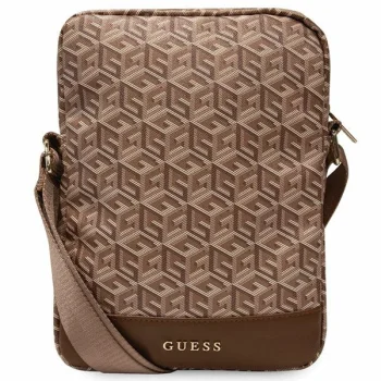 Guess 10" Tablet Bag GCube Stripe, Brown