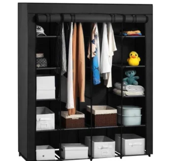 Portable Clothing Wardrobe Storage Organizer, 180x133x44 cm