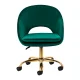 Swivel Beauty Salon Chair 4Rico QS-MF18G Velvet, Green