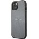Guess iPhone 13 mini Case Saffiano Strap Grey