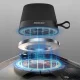 Dudao Y20 Wireless Speaker with Magnetic Mount Bluetooth 5.3, Black