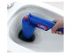 Pipe cleaning gun with 4 nozzles, blue