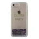 Guess iPhone 6 / 7 / 8 / SE Case Liquid Glitter Party, Purple