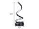LED Spiral Desk Lamp, 3 Light Colors, USB, Black