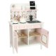 Children\'s Wooden MDF Kitchen Lulilo FLoro with Dishes 82cm, Pink