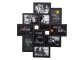 Large 3D Collage Photo Frame for 10 Pictures, Black