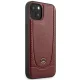 Mercedes Leather Urban Case for iPhone 14 Plus - Red