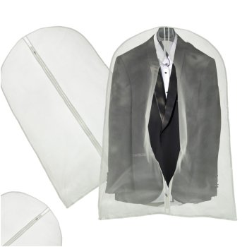 Transparent Garment Bag for Suits and Dresses 60 x 80 cm