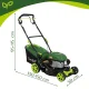 Gardlov DriveX Self-Propelled Petrol Lawnmower, 40.6 cm, 2.3 kW, Black/Green