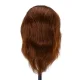 Gabbiano WZ3 Men\'s Hairdressing Training Head, Natural Hair, 20 cm, Color 4H