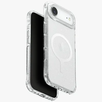 Uniq iPhone 17 Air Case LifePro Xtreme Magclick Charging, Transparent-Glitter