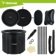 Trizand Portable Ice Bath and Cold Plunge Tub with Accessories, 320L