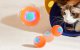 Rojeco Sensor Play Ball Toy for Dog Cat, Orange