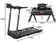 Foldable Electric Treadmill for Home, Bluetooth, 12 km/h, 120 kg, Black