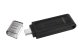 Kingston DataTraveler 70 128GB USB-C zibatmiņa melna
