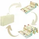4FIZJO Foldable Baby Play Mat Pandas and Indians, 200 x 180 x 1 cm