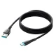 Joyroom Starry Series SA32-AC3 USB-A to USB-C Cable 3A 1m - Black