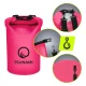 TSUNAMI 30L Waterproof Dry Bag for Boating and Kayaking, Pink