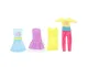 Doll with Furniture and Wardrobe and Clothes