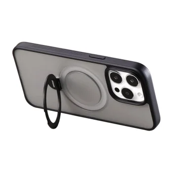 Joyroom JR-BP004 Magnetic Case with Stand for iPhone 15, Graphite Black