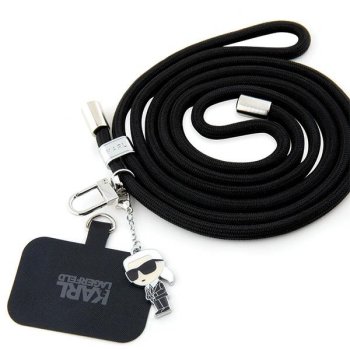 Karl Lagerfeld Universal Phone Strap CBDY Cord, Black