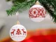 Shatterproof Christmas Tree Baubles, Red/White, 5 cm (Set of 30)