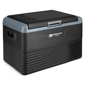 4Fizjo Liberty Mountain Goat Portable Compressor Fridge 37.1L, Black/Grey