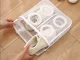 Mesh Wash Bag for Shoes and Laundry with Zipper, White