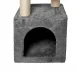 Cat House Tree with Sisal Scratching Posts - 92cm, Gray