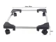Adjustable Appliance Roller Mobile Base for Mini Fridges and Furniture