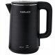 Electric Kettle 1500W with Temperature Control and LED Panel, 1.9L, Black