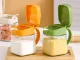 Glass Spice Jar with Handle and Spoon 300ml