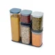 Joseph Joseph Podium 5-Piece Storage Container Set with Stand, Blue