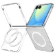 Spigen AirSkin Mag MagSafe Case for Samsung Galaxy Z Flip 7, Clear/White