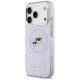 Karl Lagerfeld IML Glitter Karl & Choupette Heads Logo MagSafe Phone Case Cover iPhone 17 Pro - Purple