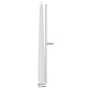 Iso Trade White Taper Candles, 40 pcs
