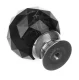 Furniture Handle Knob Crystal Ball, Black