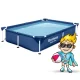 Bestway 56401N Rectangular Frame Pool 221x150x43 cm with Accessories