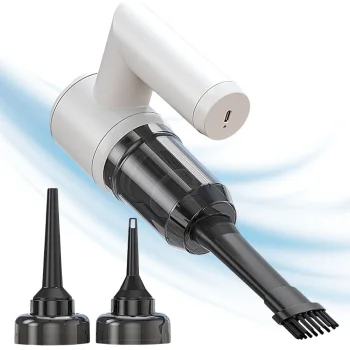 2-in-1 Cordless Handheld Vacuum Cleaner & Blower, 5000Pa, White