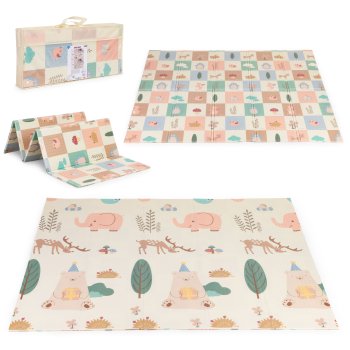Foldable Foam Play Mat for Babies 200x180 cm Reversible Educational with Bag IPLAY