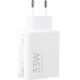 Xiaomi MDY-16-EF 1xUSB-A 33W Wall Charger with 3A USB-C Cable - White